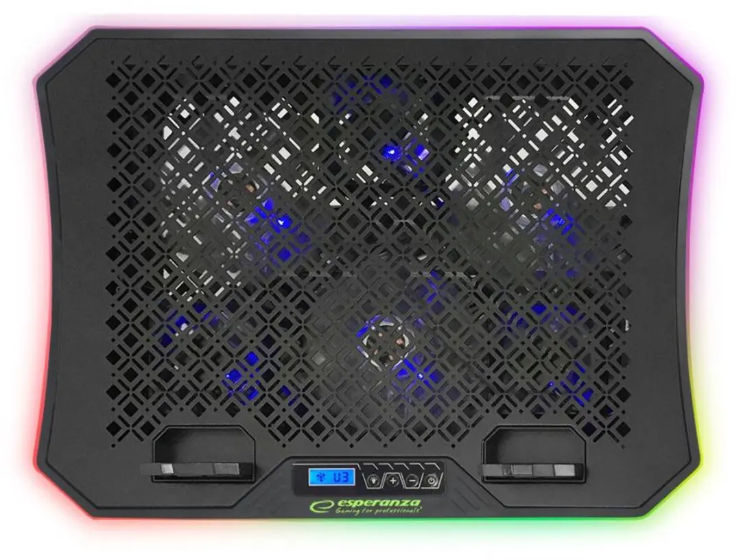 Esperanza EGC109 Laptopkoelpad LED RGB - afbeelding 5 van 6