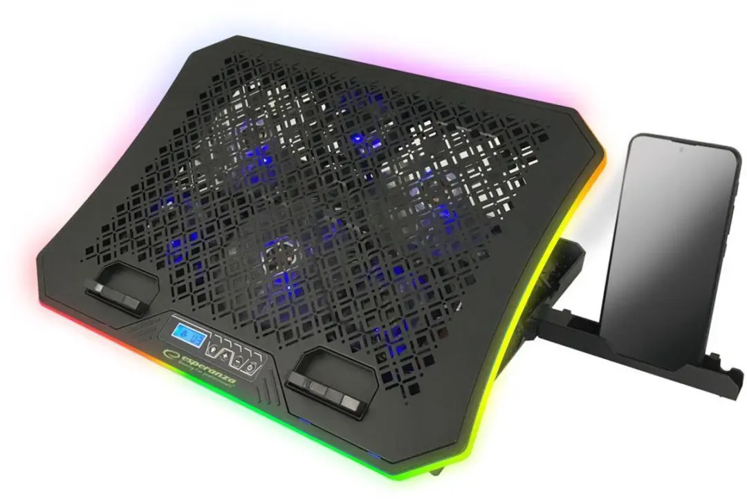 Esperanza EGC109 Laptopkoelpad LED RGB - afbeelding 4 van 6