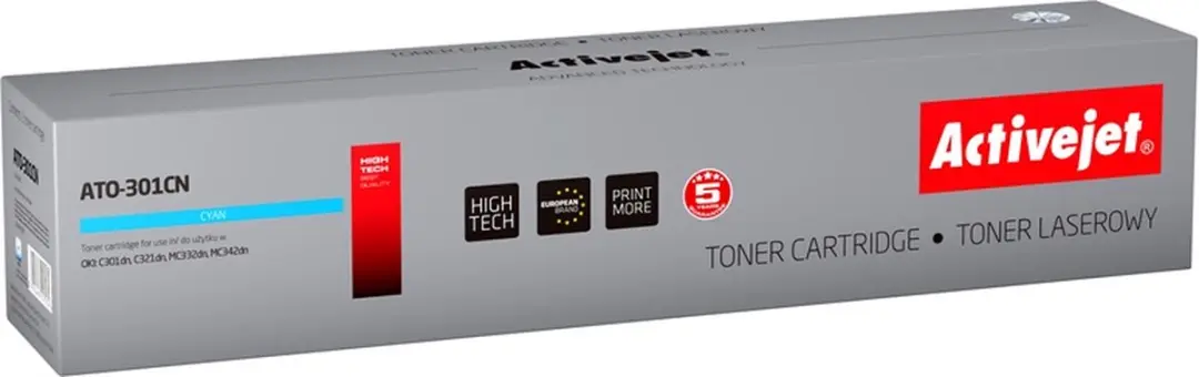 ActiveJet ATO-301YN Toner Geel voor OKI 44973533 - afbeelding 2 van 2