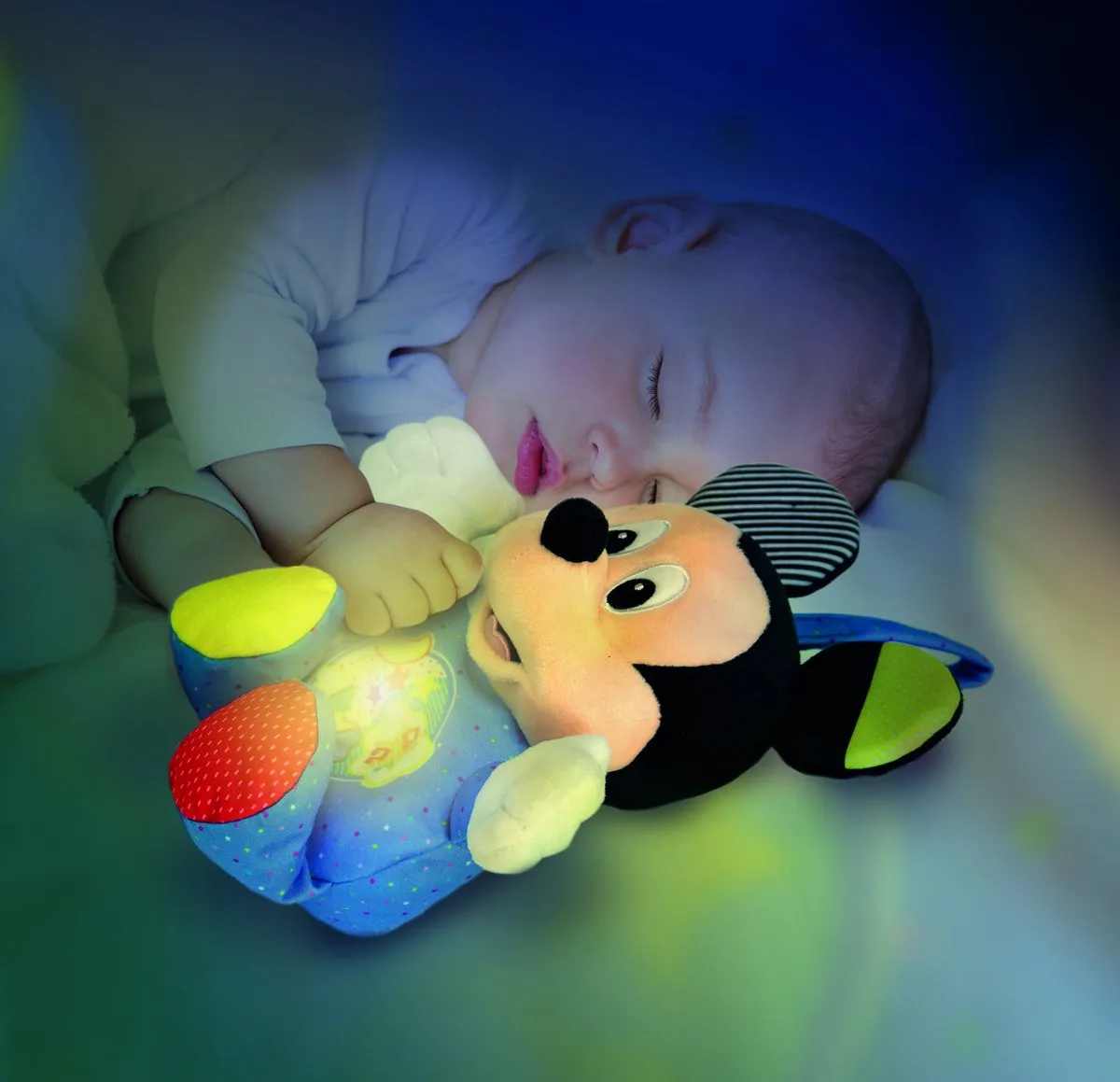 Clementoni Disney Baby Mickey Lichtgevende Knuffel - Multi kleur - afbeelding 5 van 6