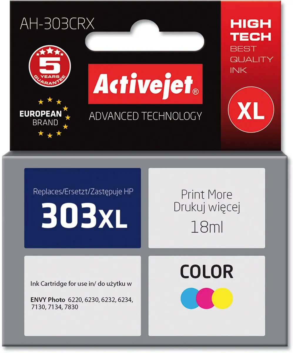 Activejet AH-303CRX Inktpatroon HP 303XL
