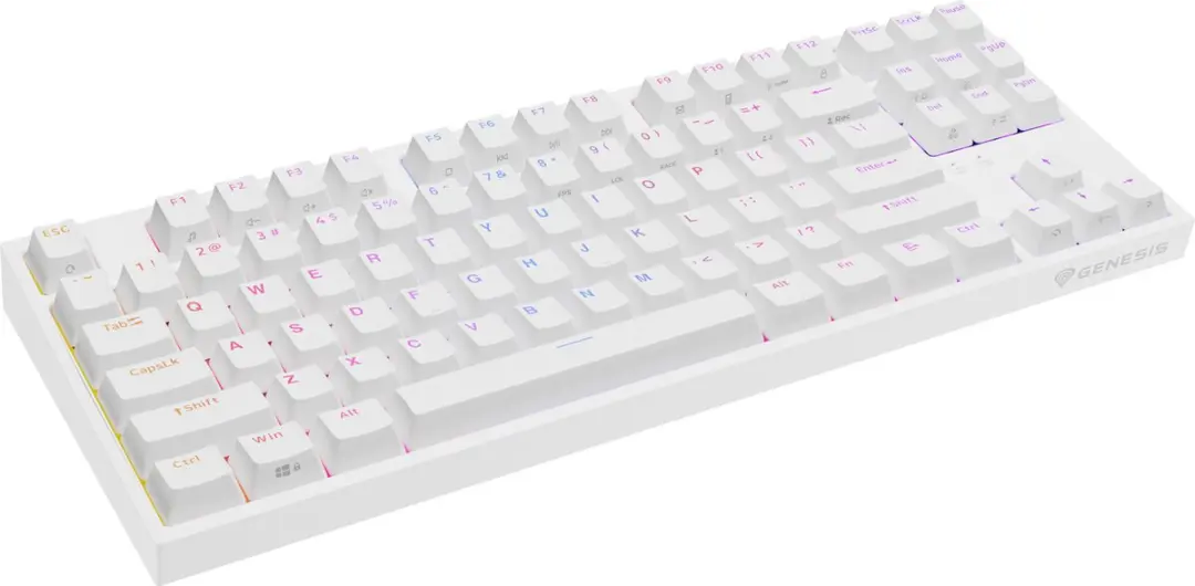 GENESIS Thor 404 TKL toetsenbord Gamen USB QWERTY US International Wit