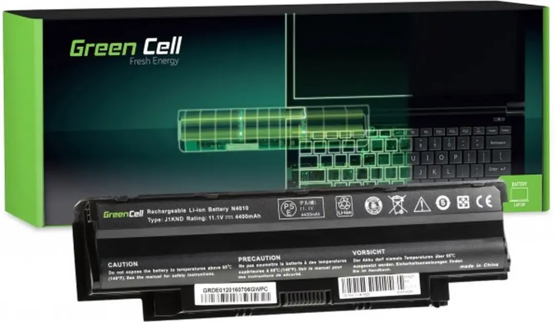 Green Cell DE01 Notebook Batterij voor Dell - 4400mAh - afbeelding 5 van 6