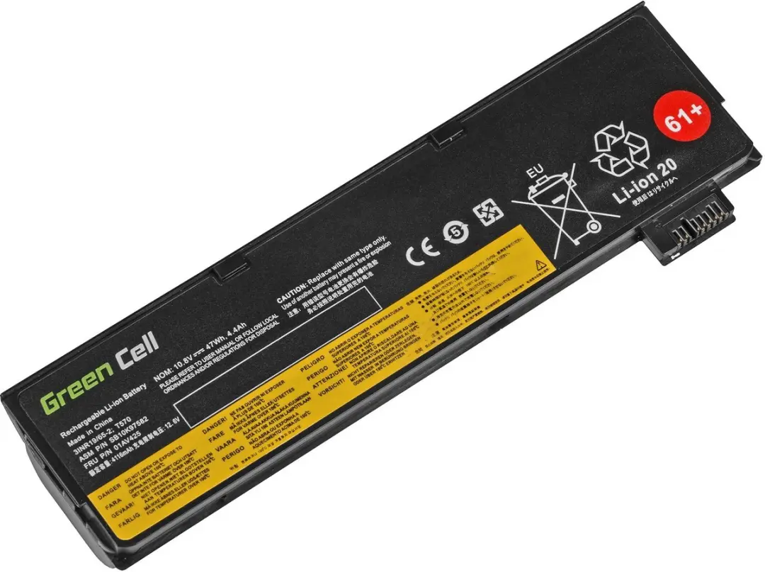 Green Cell GC-LE95 Laptopaccu 4400mAh - Lenovo ThinkPad - afbeelding 5 van 5