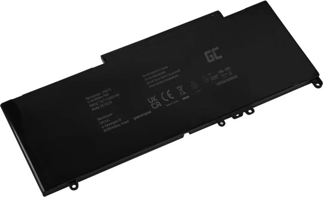 Green Cell DE102V3 Laptopbatterij - o.a. Dell Latitude - afbeelding 5 van 5