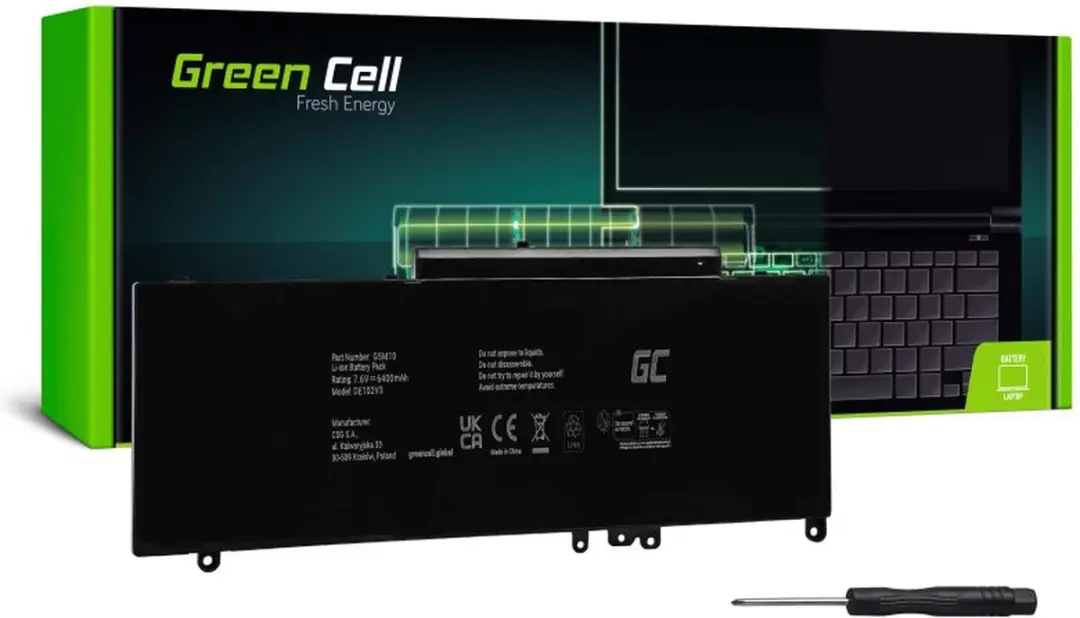 Green Cell DE102V3 Laptopbatterij