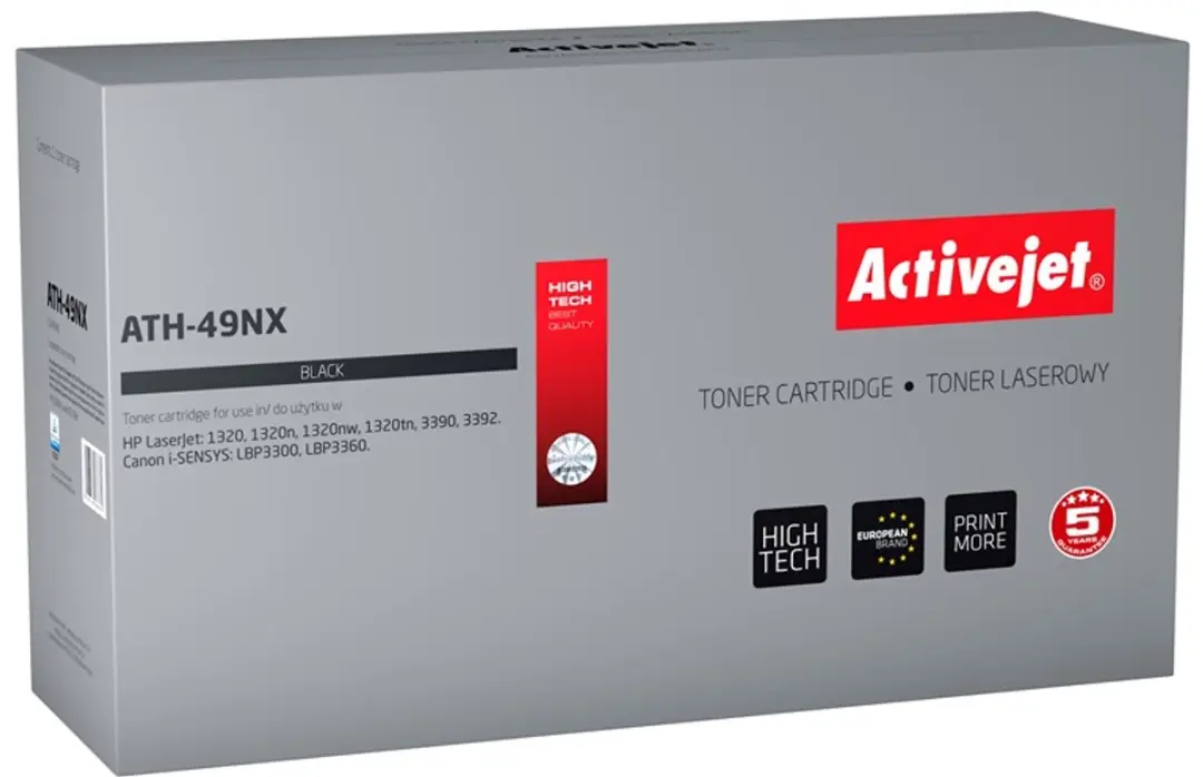 ActiveJet ATH-49NX Toner voor HP 49X - Zwart - afbeelding 5 van 6