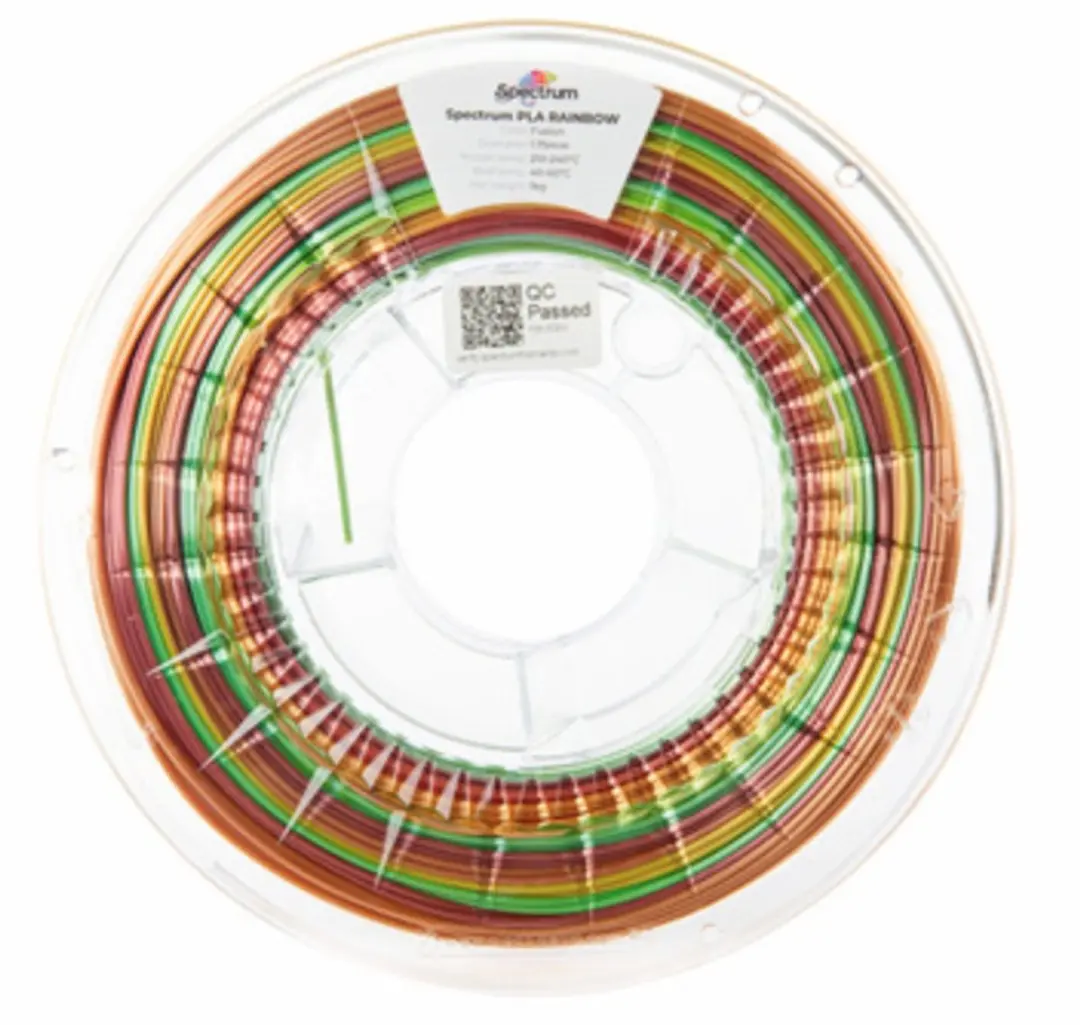 Spectrum PLA Filament Regenboog Fusion 1,75mm 1kg - afbeelding 2 van 5