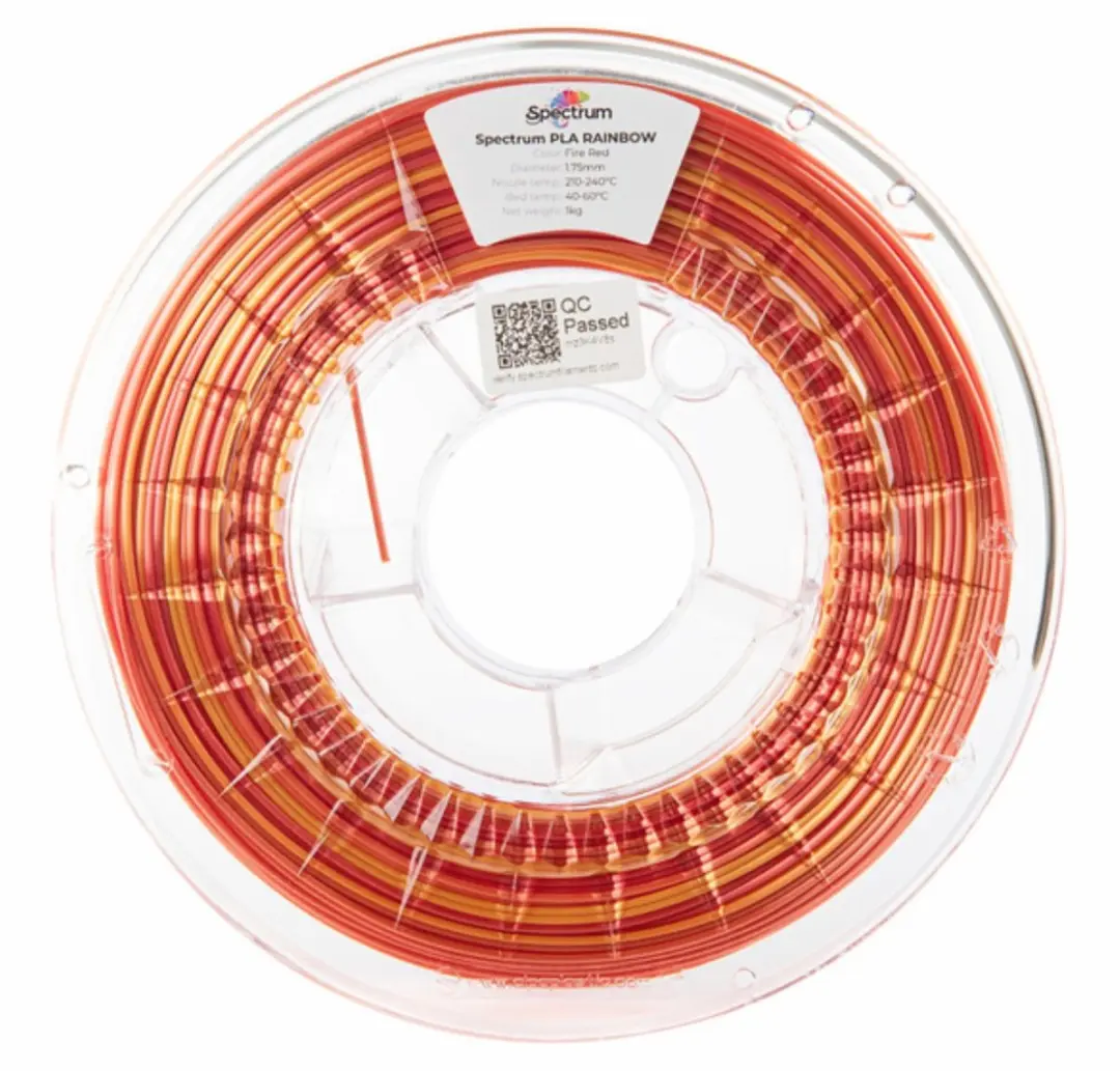 Spectrum Filaments PLA Filament Vuurrood - 1,75mm - 1kg - afbeelding 4 van 5