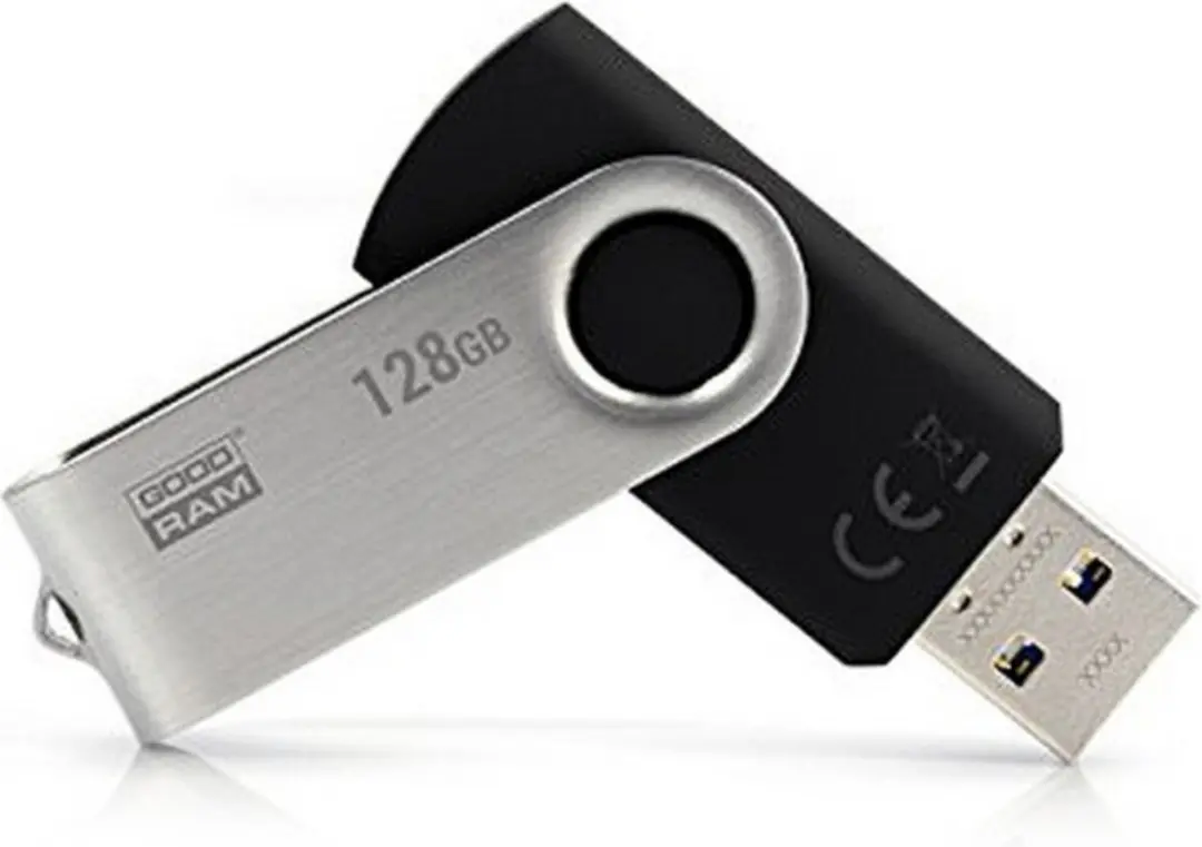 Goodram UTS3 UTS3-1280K0R11 USB-stick 128GB - Zwart - afbeelding 2 van 6