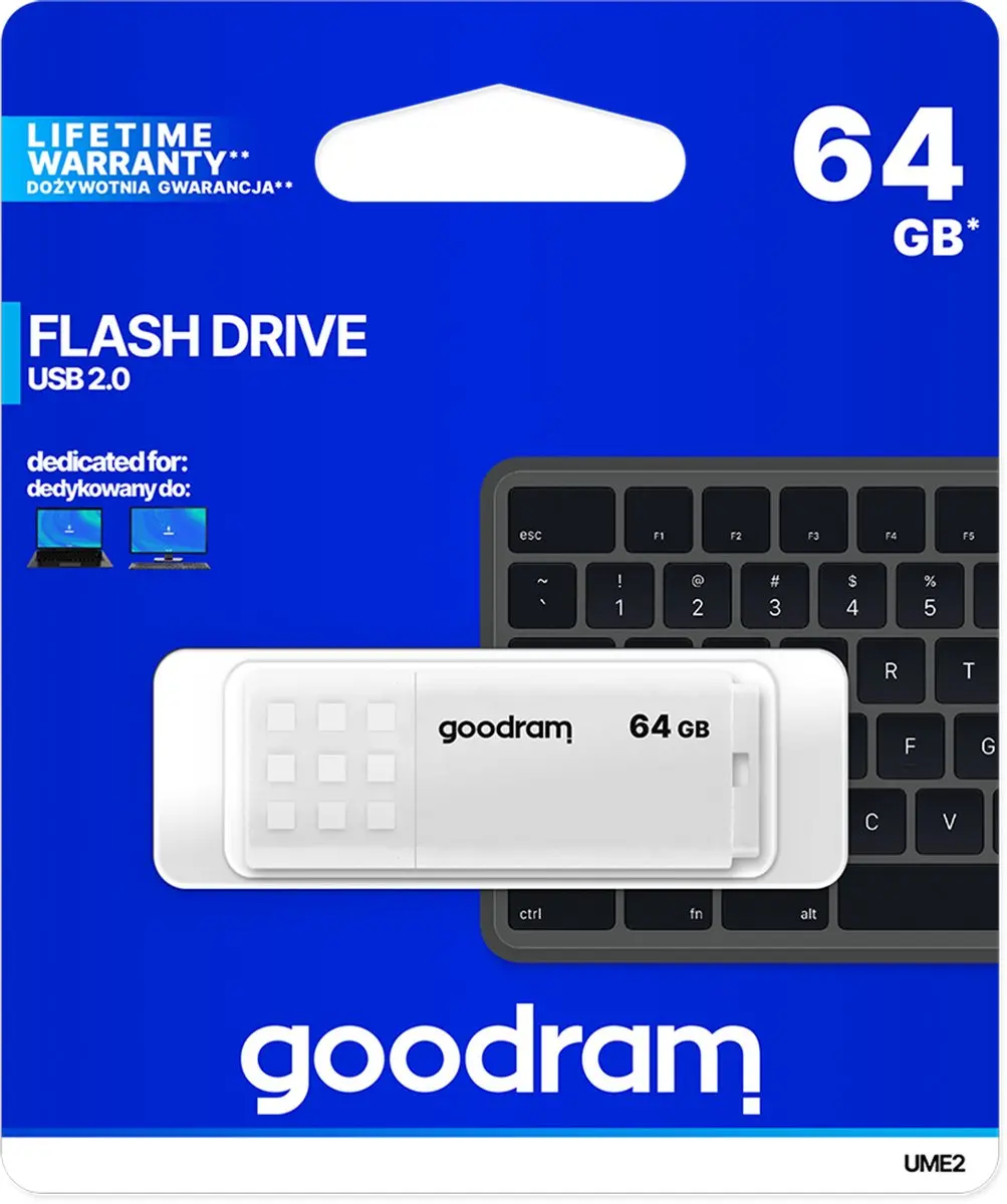 Goodram UME2 UME2-0640W0R11 USB-stick 64GB