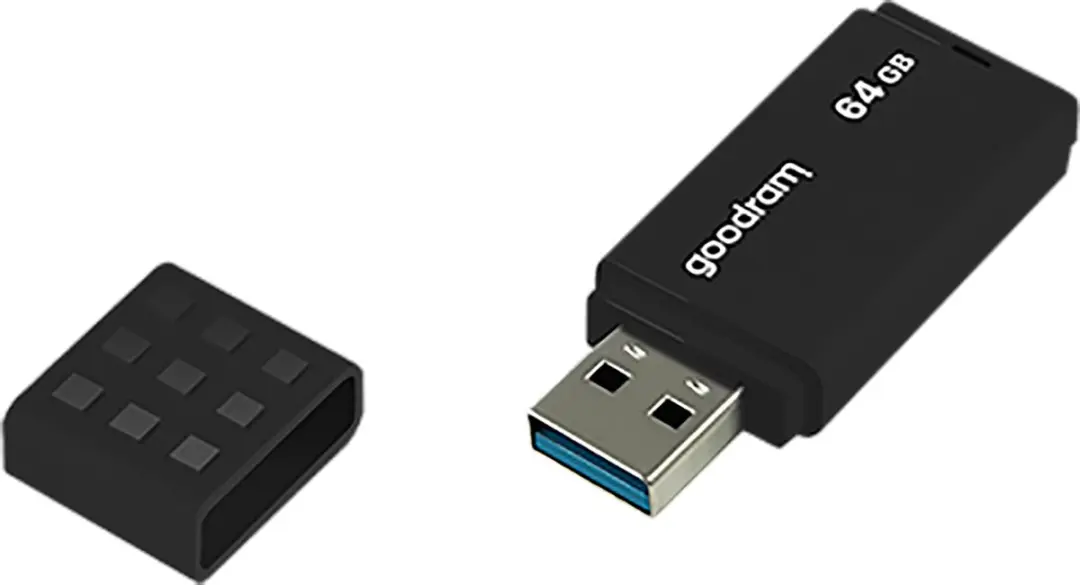 Goodram UME3 UME3-0640K0R11 USB-stick 64GB - Zwart - afbeelding 2 van 6
