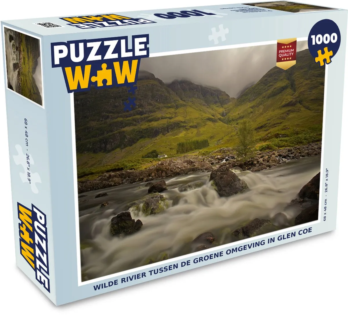 PuzzleWow Legpuzzel Glen Coe 1000 Stuks