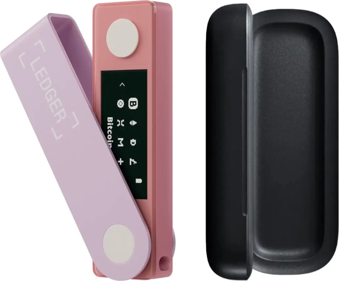 Ledger Nano X Pastel Pink + Case