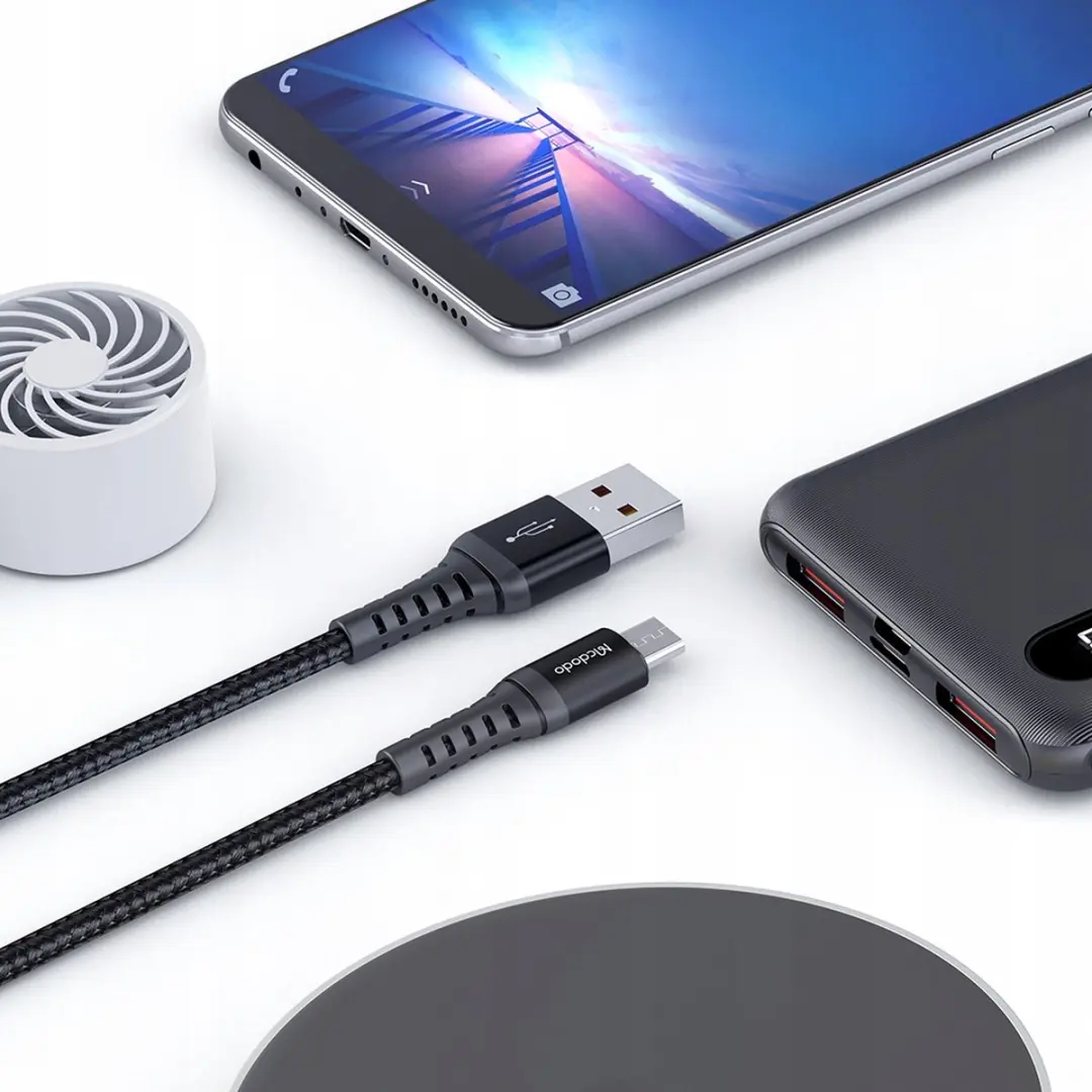 Mcdodo CA-2281 Micro-USB-kabel 1m - Zwart - afbeelding 6 van 6