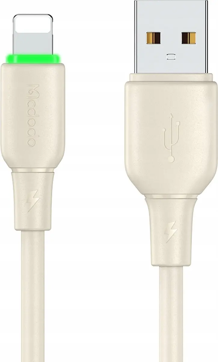 Mcdodo CA-4740 USB naar Lightning Kabel - 1,2m - Beige - afbeelding 4 van 6