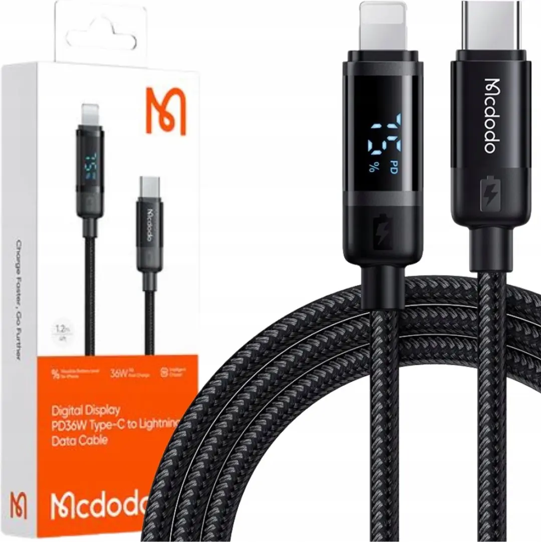Mcdodo CA-5210 USB-C naar Lightning Kabel 36W