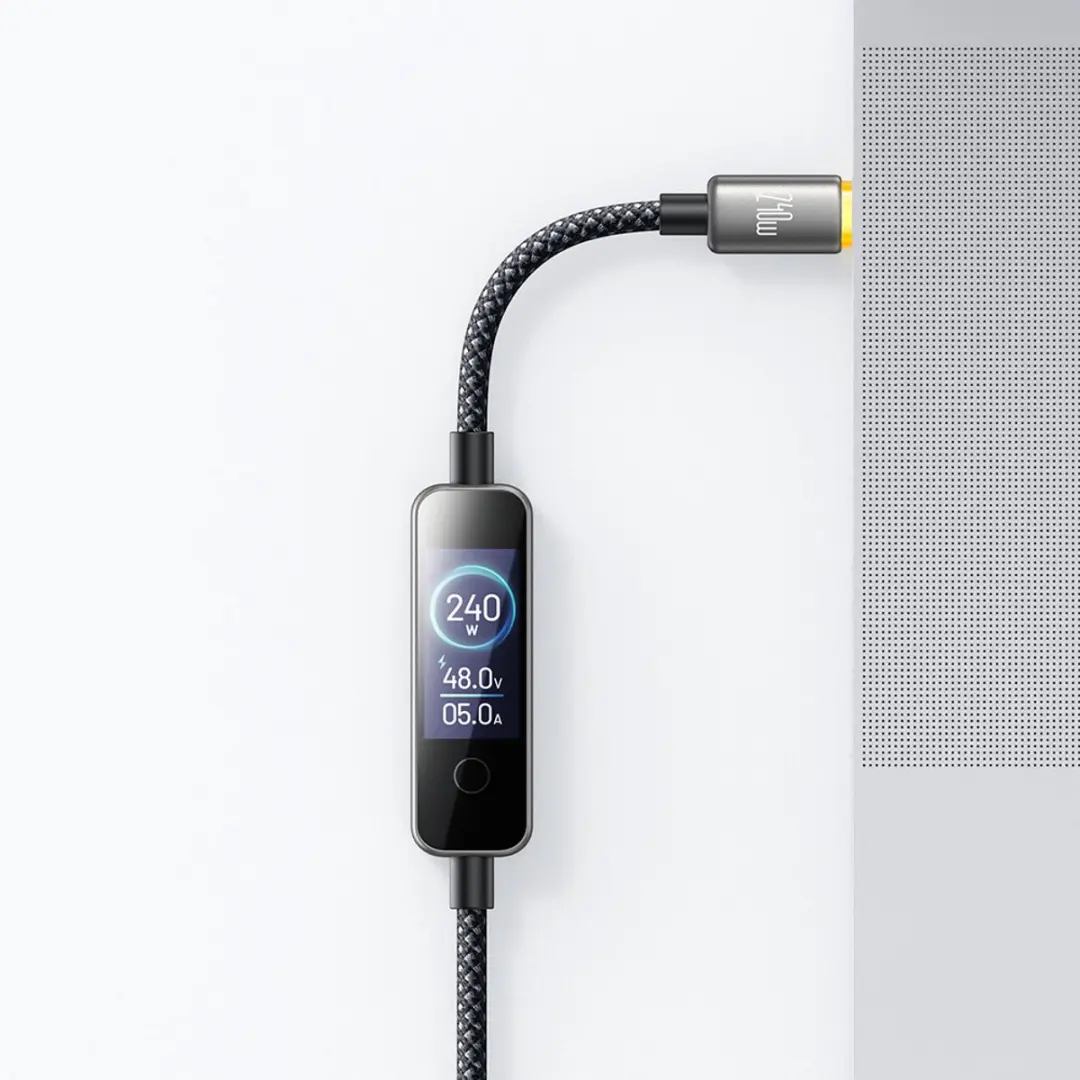 MCDODO CA-8750 USB-C naar USB-C Kabel 240W - 1.2m - Zwart - afbeelding 5 van 6