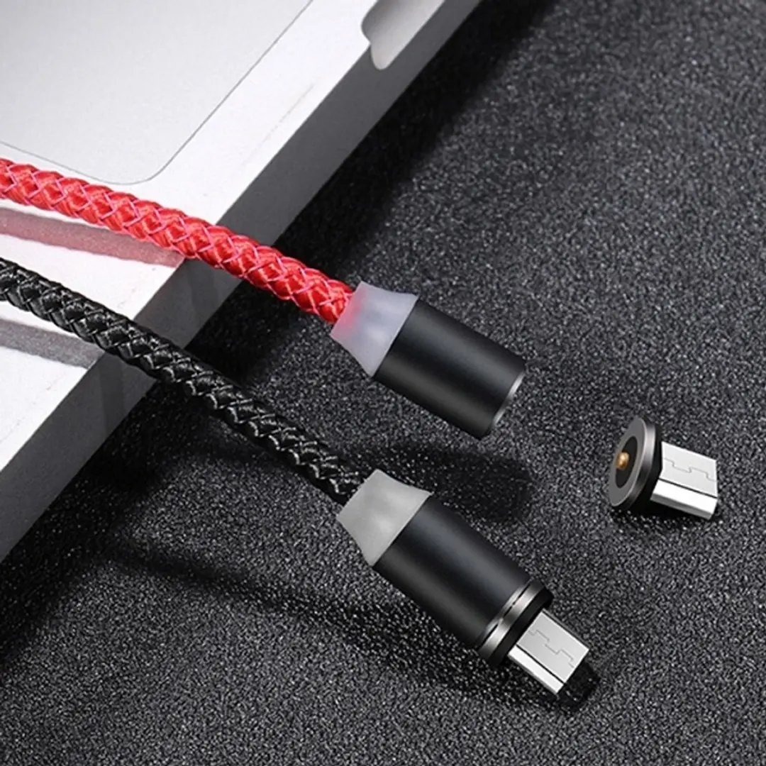 USAMS U-Sure microUSB Kabel - 1m - Rood - afbeelding 2 van 3