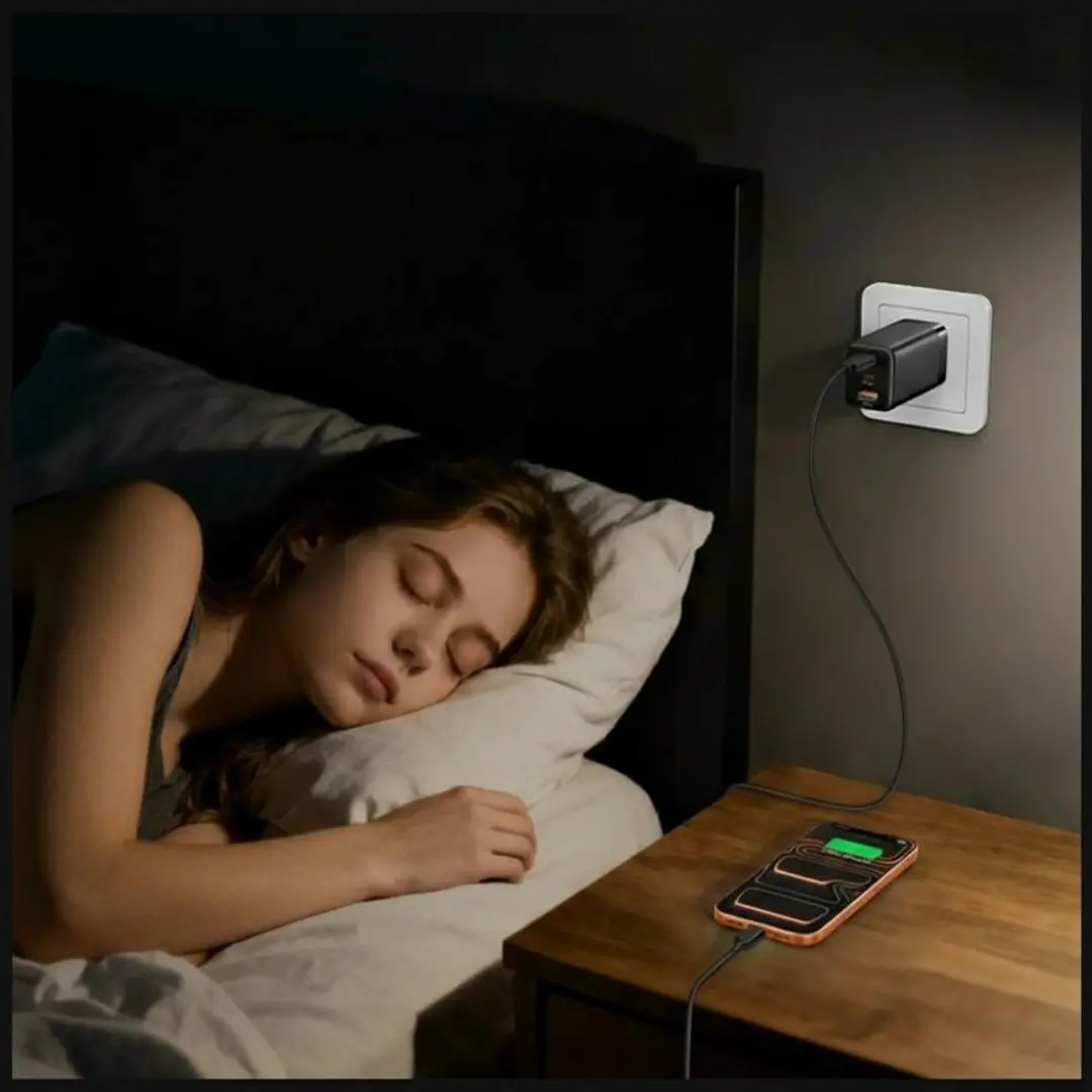 USAMS U92 USB-C naar USB-C Kabel 60W - 1.2m - Zwart - afbeelding 6 van 6