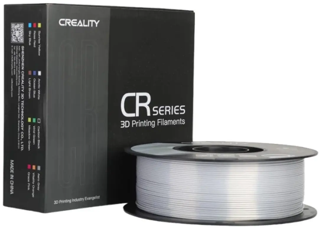 Creality CR-PLA Silk Filament 1.75mm - 1kg - Zilver - afbeelding 5 van 6