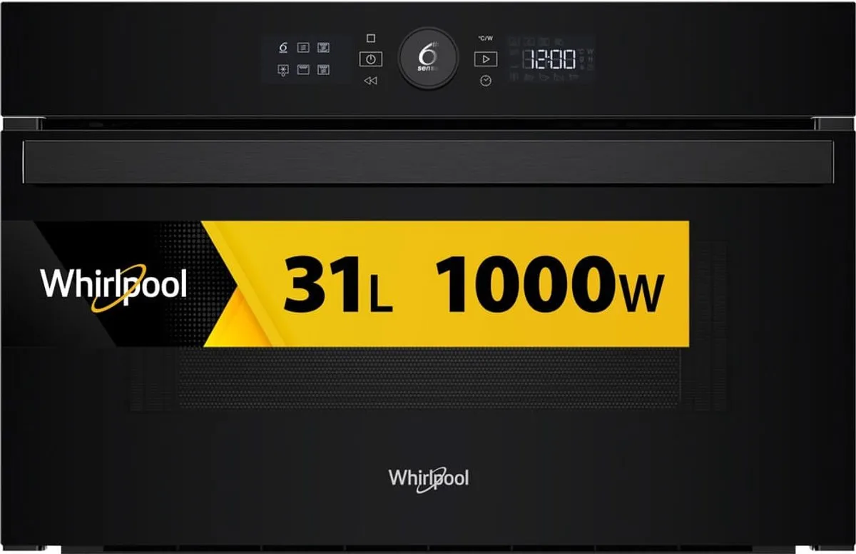 Whirlpool WMD44MB Inbouwmagnetron 1000W - 31L - Zwart