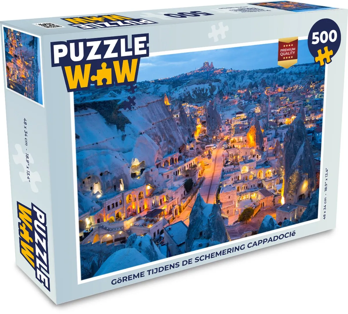 PuzzleWow Legpuzzel Cappadocië Turkije 500 Stuks