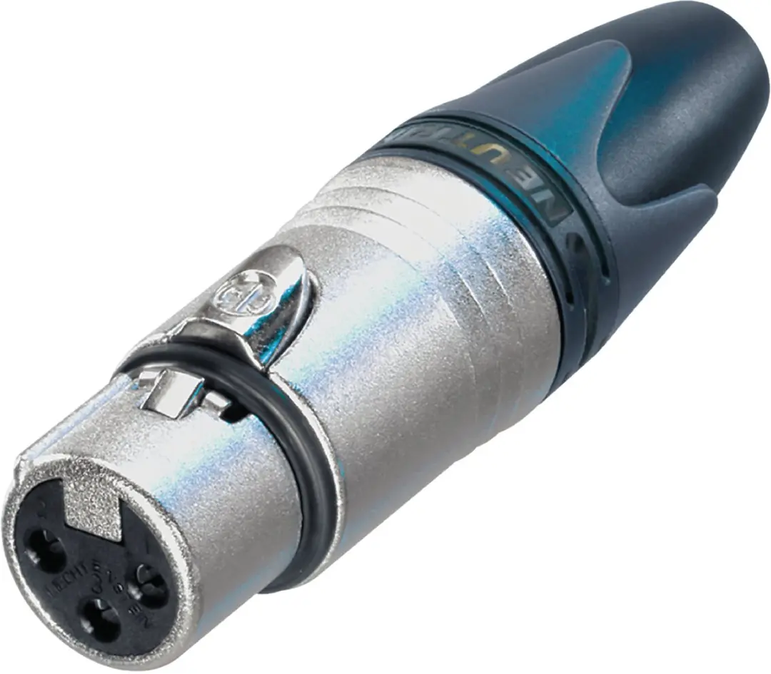 Neutrik NC3FXX XLR-koppeling 3-polig - Zwart - afbeelding 5 van 6