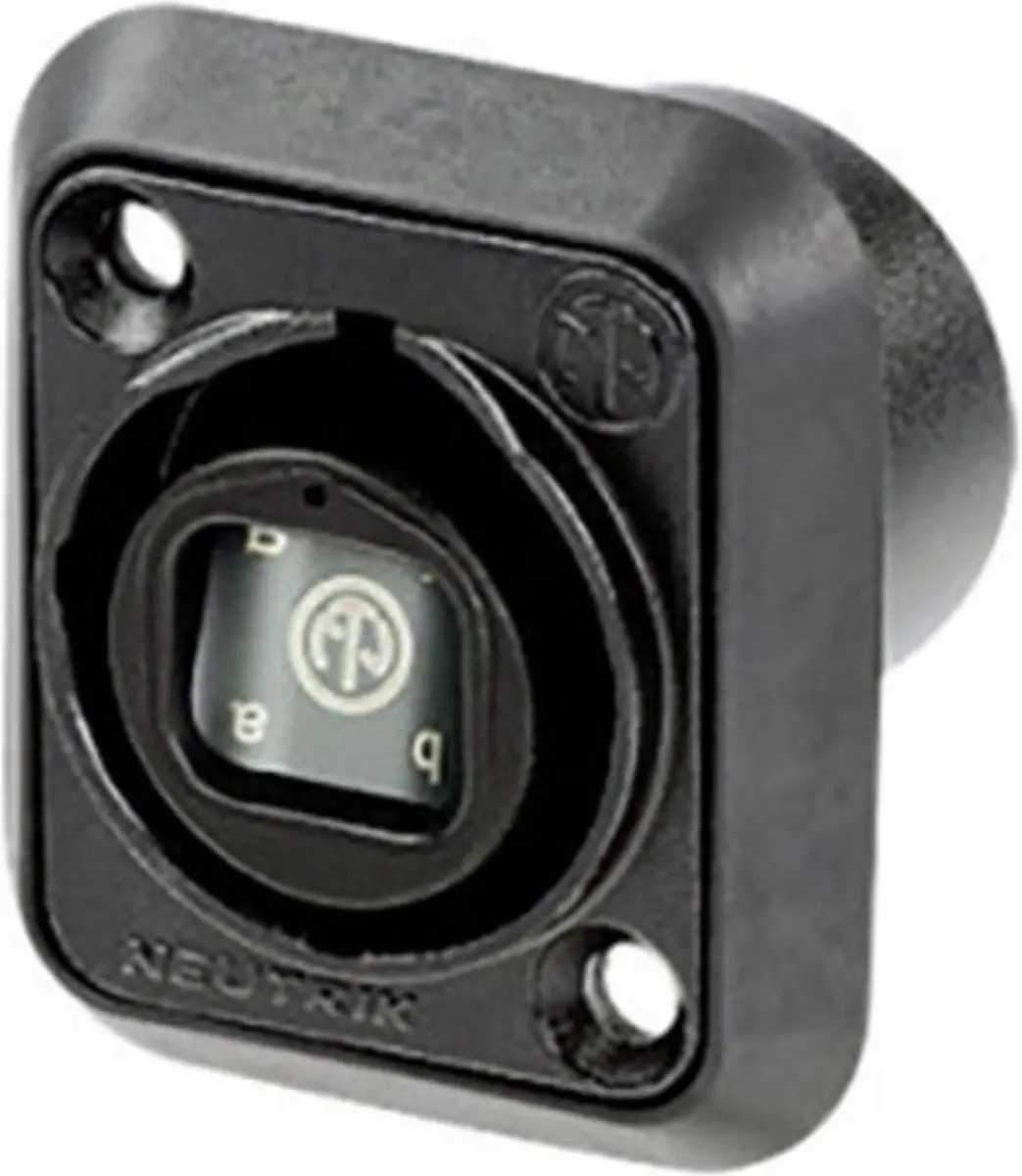 Neutrik NO4FDW-A Glasvezelconnector - Zwart - afbeelding 3 van 3