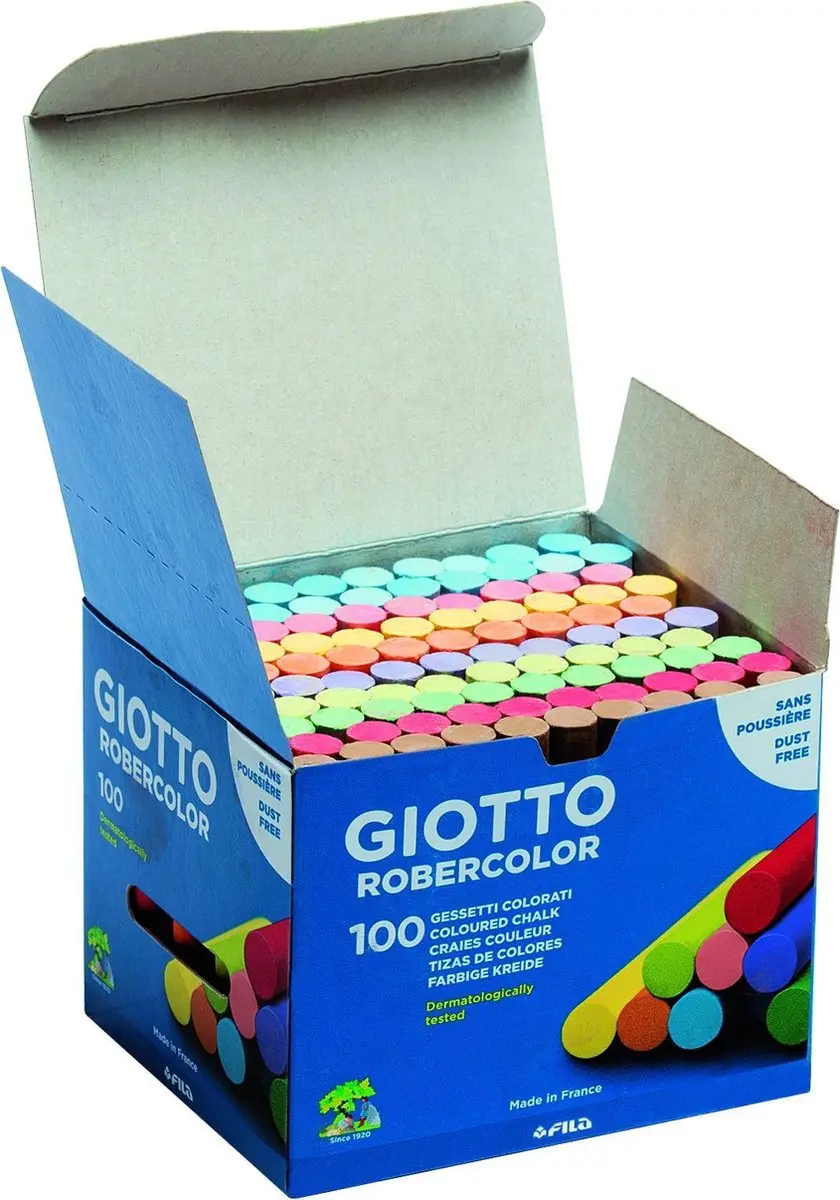 Giotto Robercolor Kleurpotloden - 100x Meerkleurig - afbeelding 4 van 6