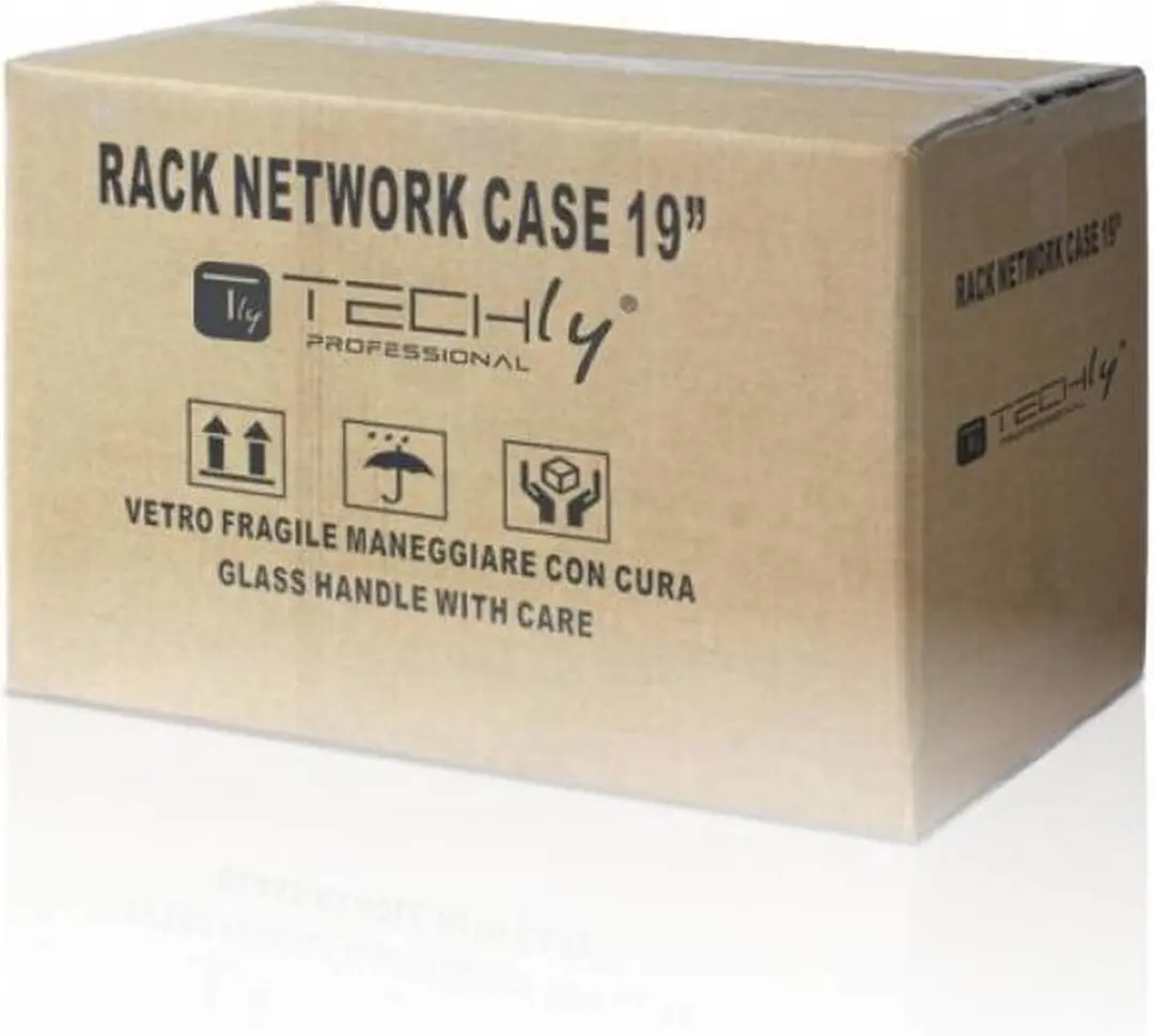 Techly I-CASE EL-1006B32 6U Wandkast - Zwart - afbeelding 6 van 6