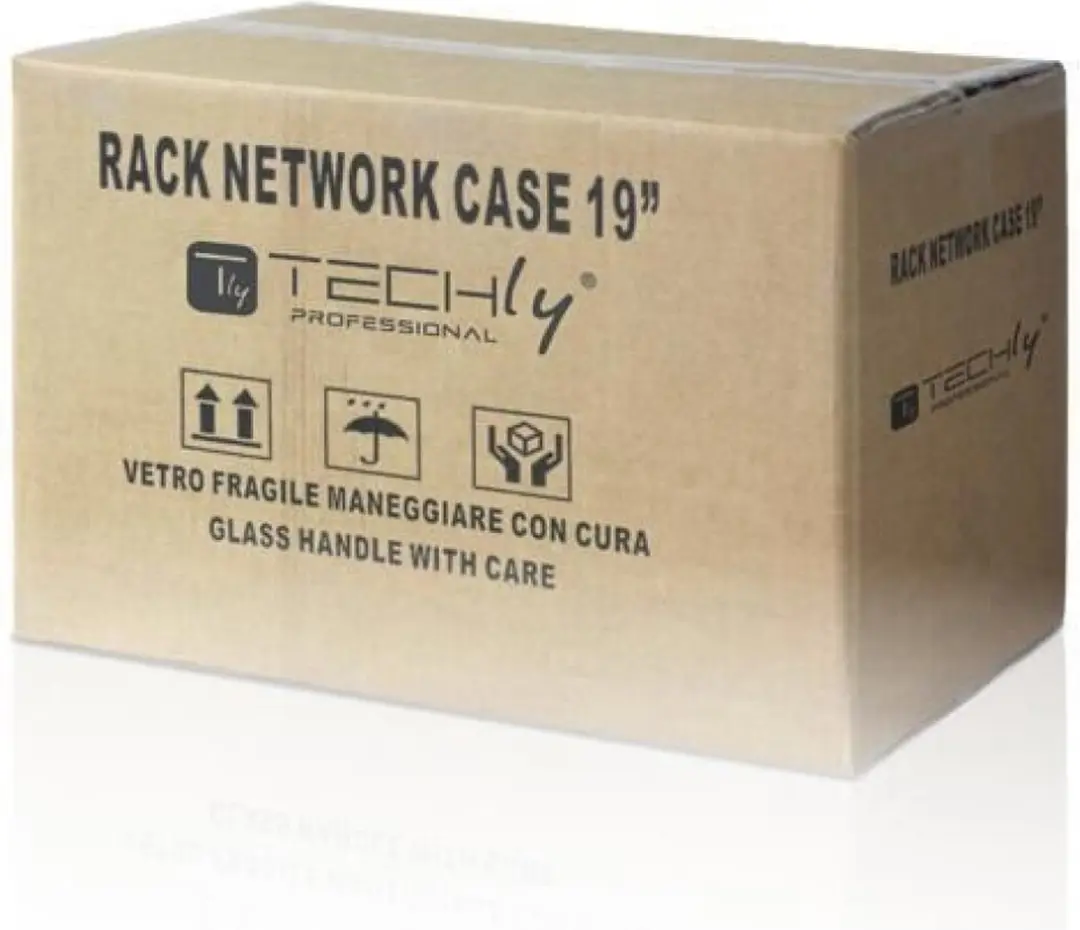 Techly I-CASE EL-1006B32 6U Wandkast - Zwart - afbeelding 5 van 6