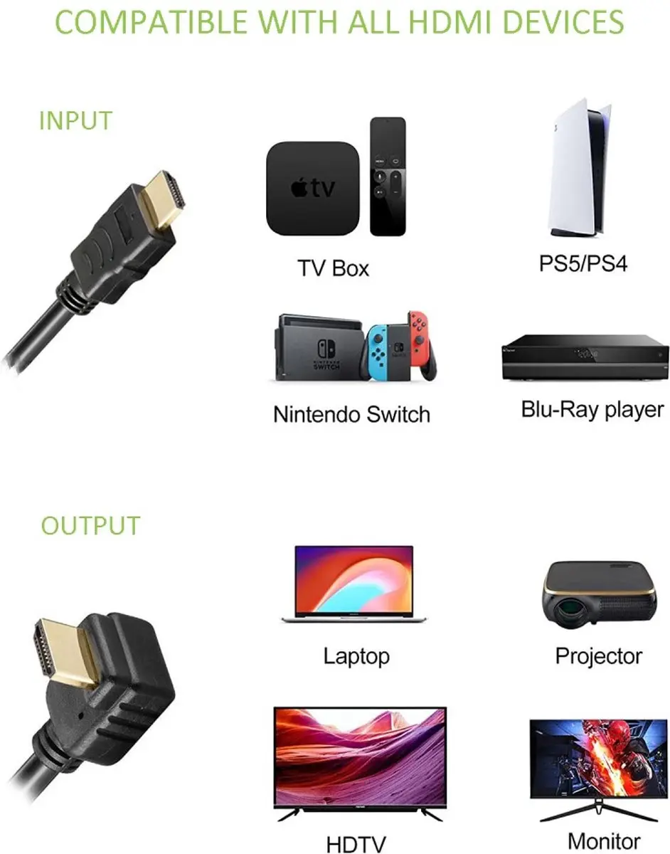 Techly ICOC-HDMI-LE-050 HDMI Kabel 5m - Zwart - afbeelding 2 van 6