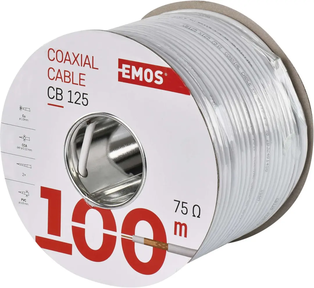 Emos Coaxkabel CB125 100m - afbeelding 5 van 6