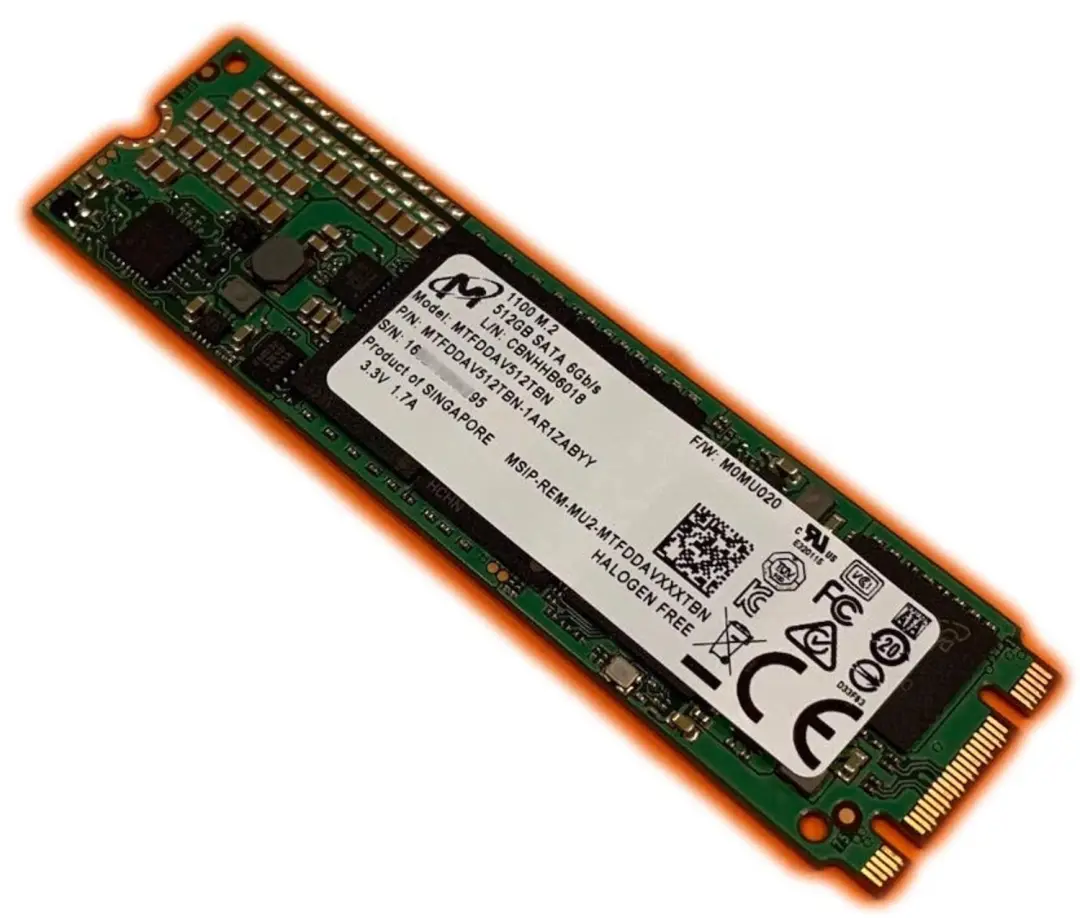 Micron 1100 SSD 512GB M.2 2280 SATA III 6Gb/s