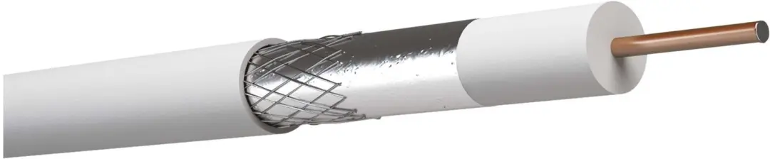 Emos CB130 Coaxkabel S5376 - 20m - Wit - afbeelding 5 van 6