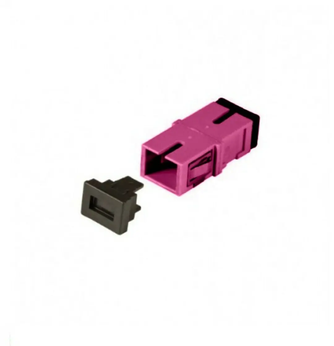 Danicom Multimode keystone koppeling SC-SC simplex paars