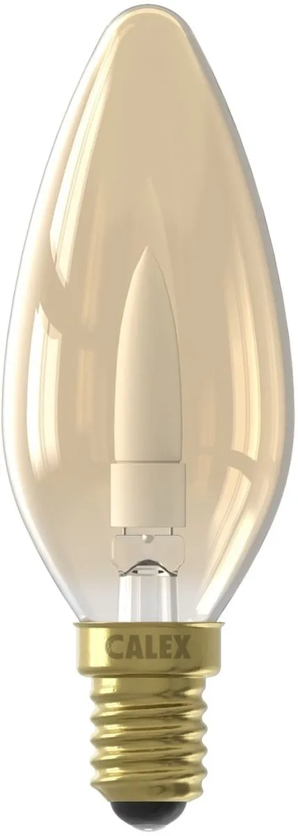 Calex E14 LED Kaarslamp Goud 1W 15lm 1600K
