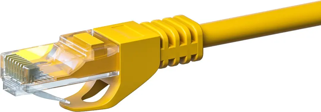 Danicom DC-C67-100 CAT6 UTP patchkabel 10m - Geel - afbeelding 5 van 6
