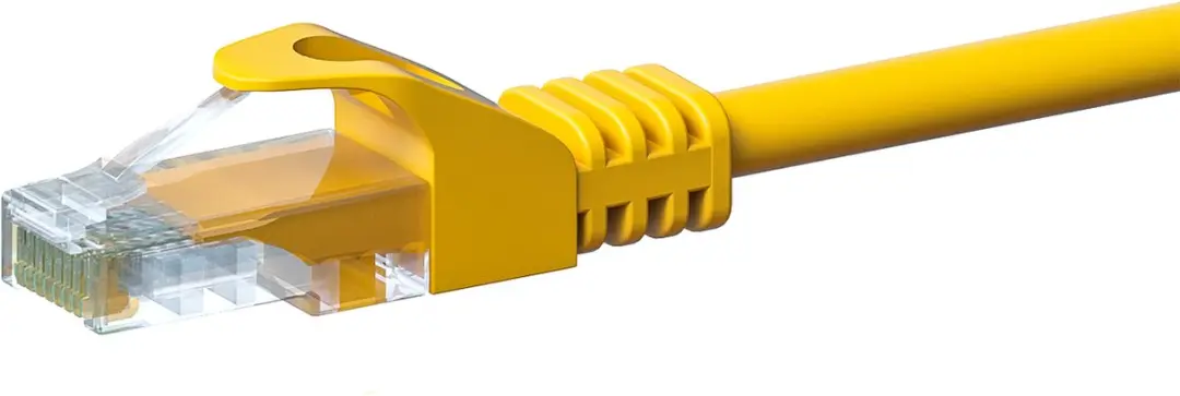 Danicom DC-C57-005 CAT5e UTP Patchkabel 0,50m - Geel - afbeelding 3 van 4