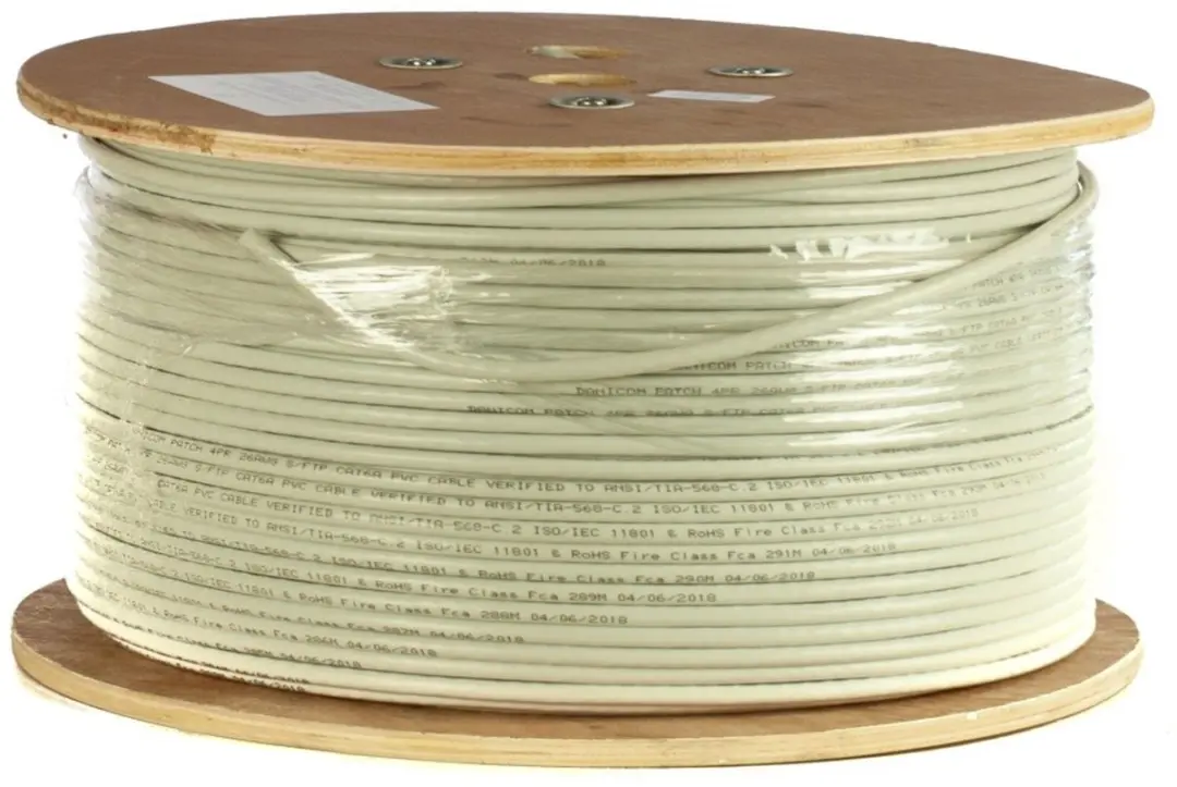 Danicom DC-SFTP6A-305-FCA CAT6A S/FTP Netwerkkabel 305m - Grijs