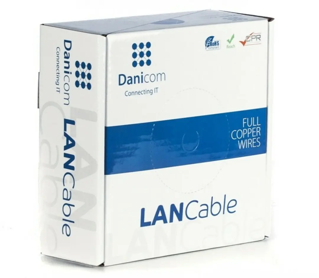 Danicom DC-FTP5E-100-FCA CAT5e FTP Netwerkkabel - Grijs