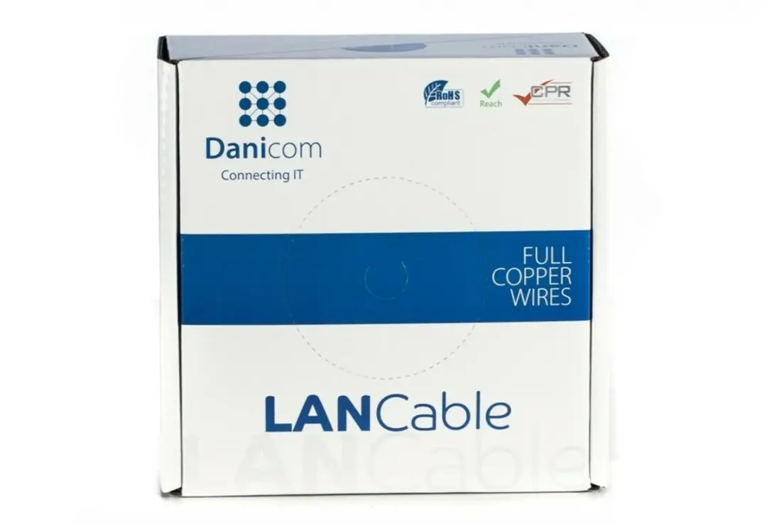 Danicom DC-FTP5E-100-FCA CAT5e FTP Netwerkkabel - Grijs - afbeelding 3 van 3