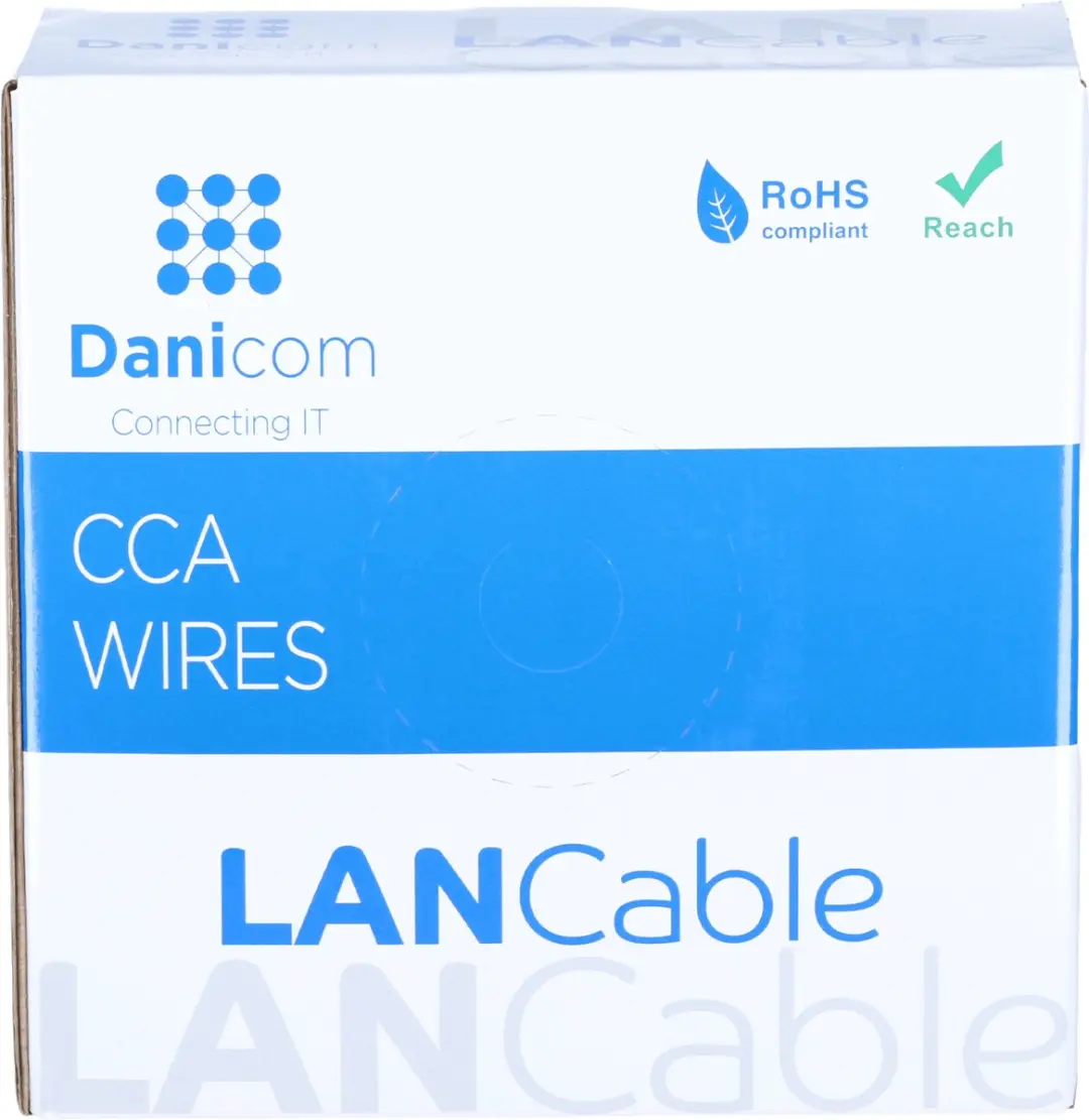 Danicom DC-SFTP6CCA50-GRY CAT6 Netwerkkabel 50m - Grijs - afbeelding 3 van 6