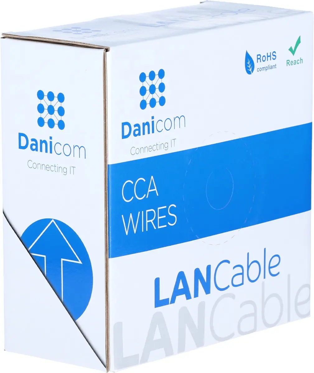 Danicom DC-SFTP6CCA50-GRY CAT6 Netwerkkabel 50m