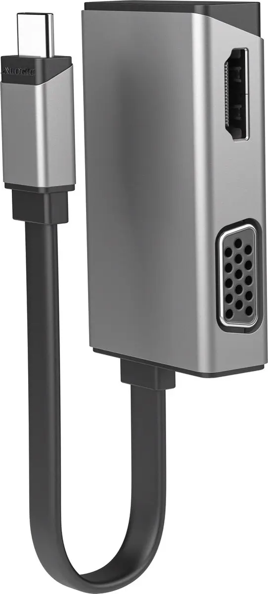 Alogic MagForce Duo Play ULCVGHD-SGR Docking Station - Zilver - afbeelding 3 van 6