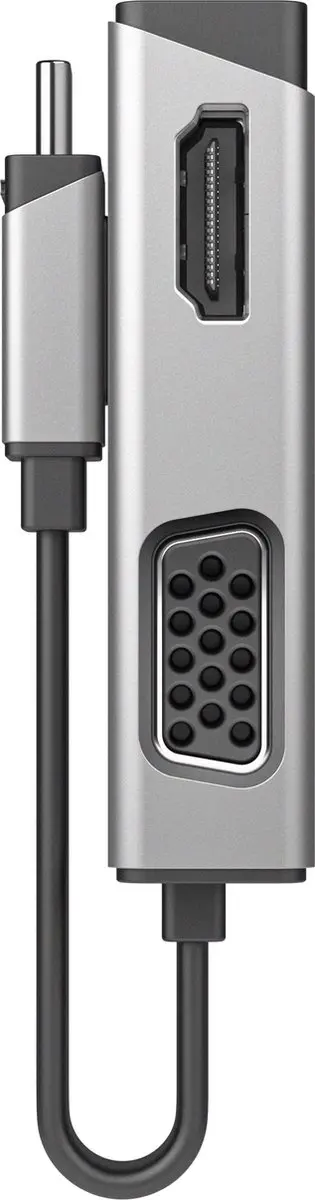 Alogic MagForce Duo Play ULCVGHD-SGR Docking Station - Zilver - afbeelding 4 van 6