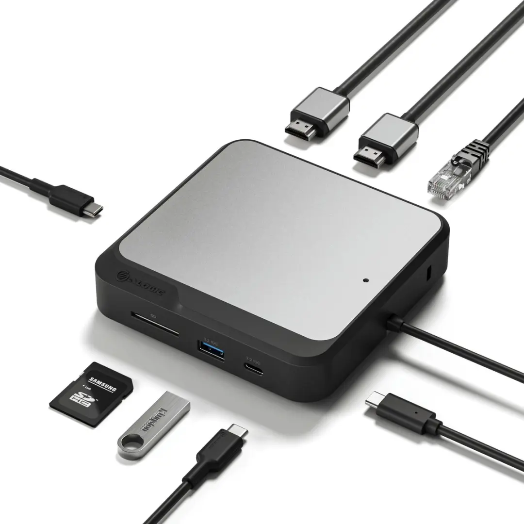 Alogic DUCH2 Dual HDMI Compact Docking Station - Zwart - afbeelding 3 van 6