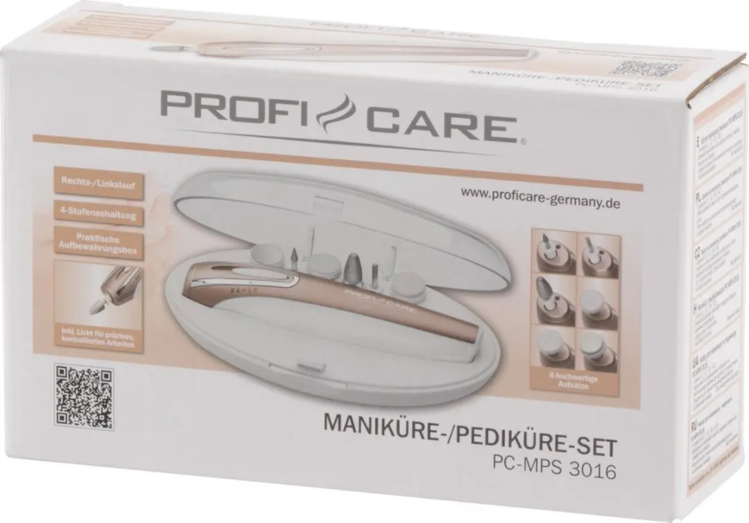 Clatronic ProfiCare MPS 3016 Manicure en Pedicure Set - afbeelding 2 van 6