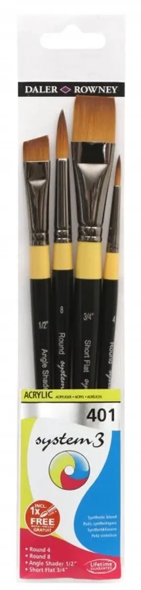 Daler-Rowney System3 Synthetic Brushes 401